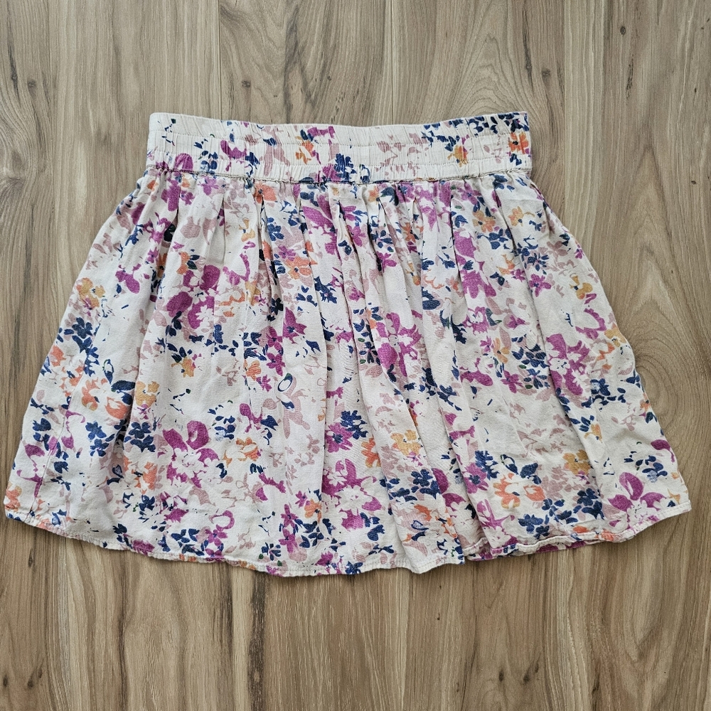 dELiA*s Floral Skater Skirt Y2K